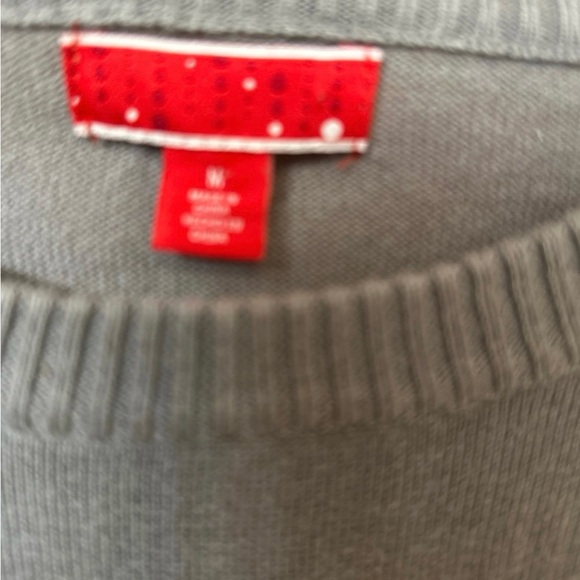 Ugly Christmas Sweater Men Size M Gray Who's Yeti To Party Graphic Casual Party - Picture 4 of 4